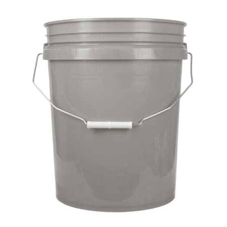 World Enterprises Bucket, 14.5 in H, Gray 5GRY